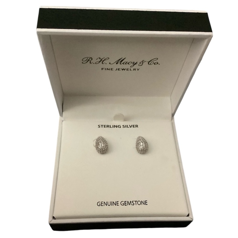 R.H. Macy’s Sterling Silver Earrings